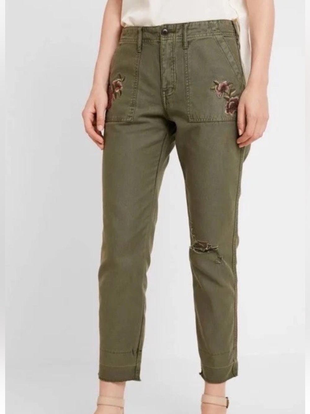 Abercrombie & Fitch Ames Low Rise Slim Boyfriend Pants